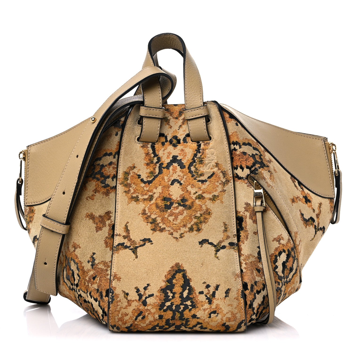 Loewe Suede Tapestry Small Hammock Shoulder Bag Multicolor 1 of 12