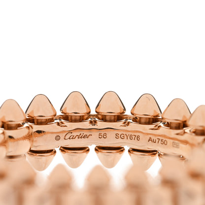 Cartier 18K Pink Gold SM Clash De Cartier Ring 56 7.5 4 of 5