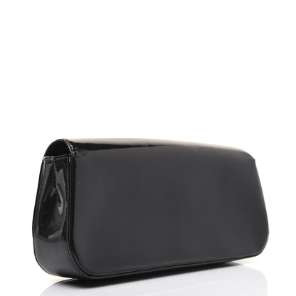 Louis Vuitton Patent Sobe Clutch Blue Infini 3 of 15