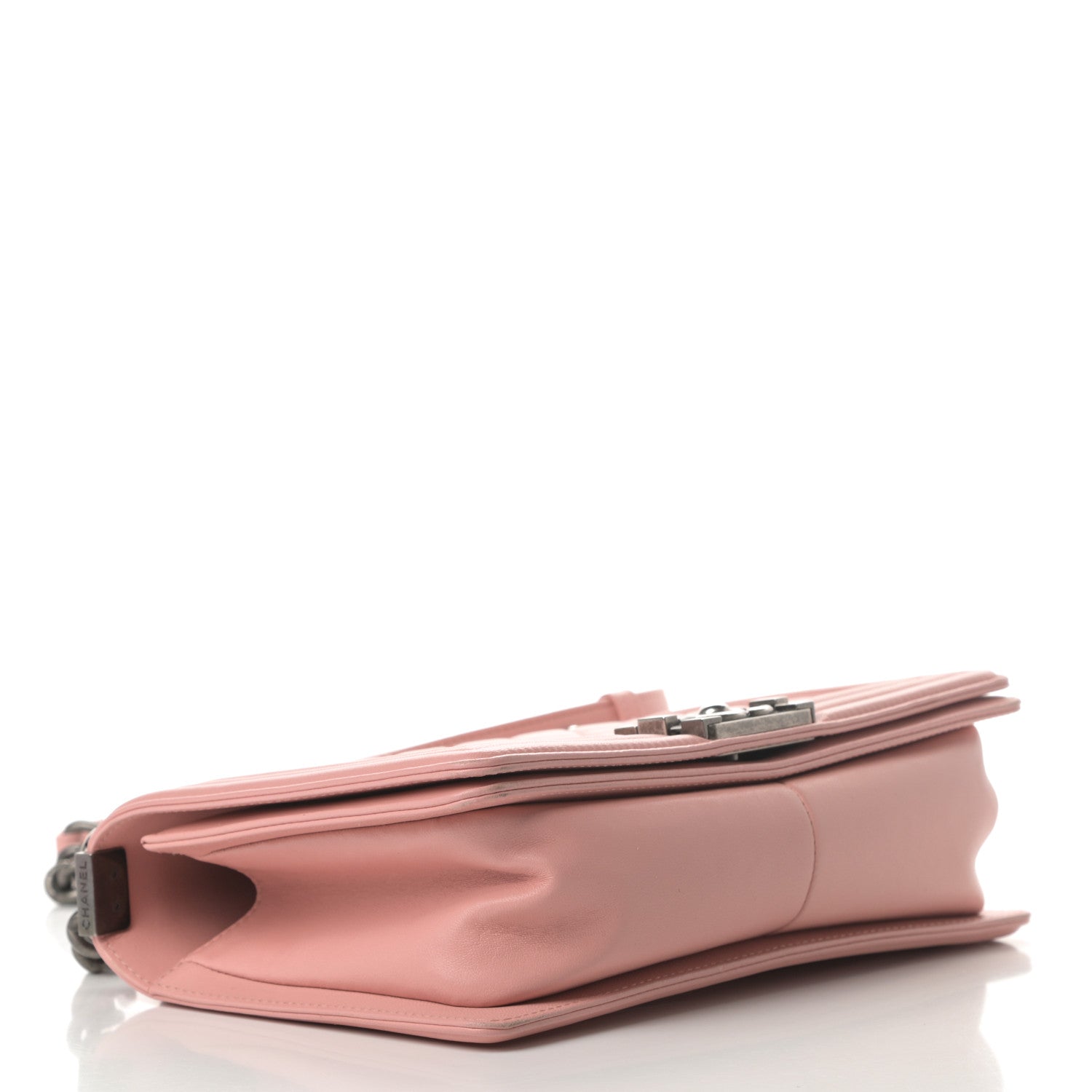 Chanel Lambskin Quilted Medium Boy Flap Light Pink 4 of 15