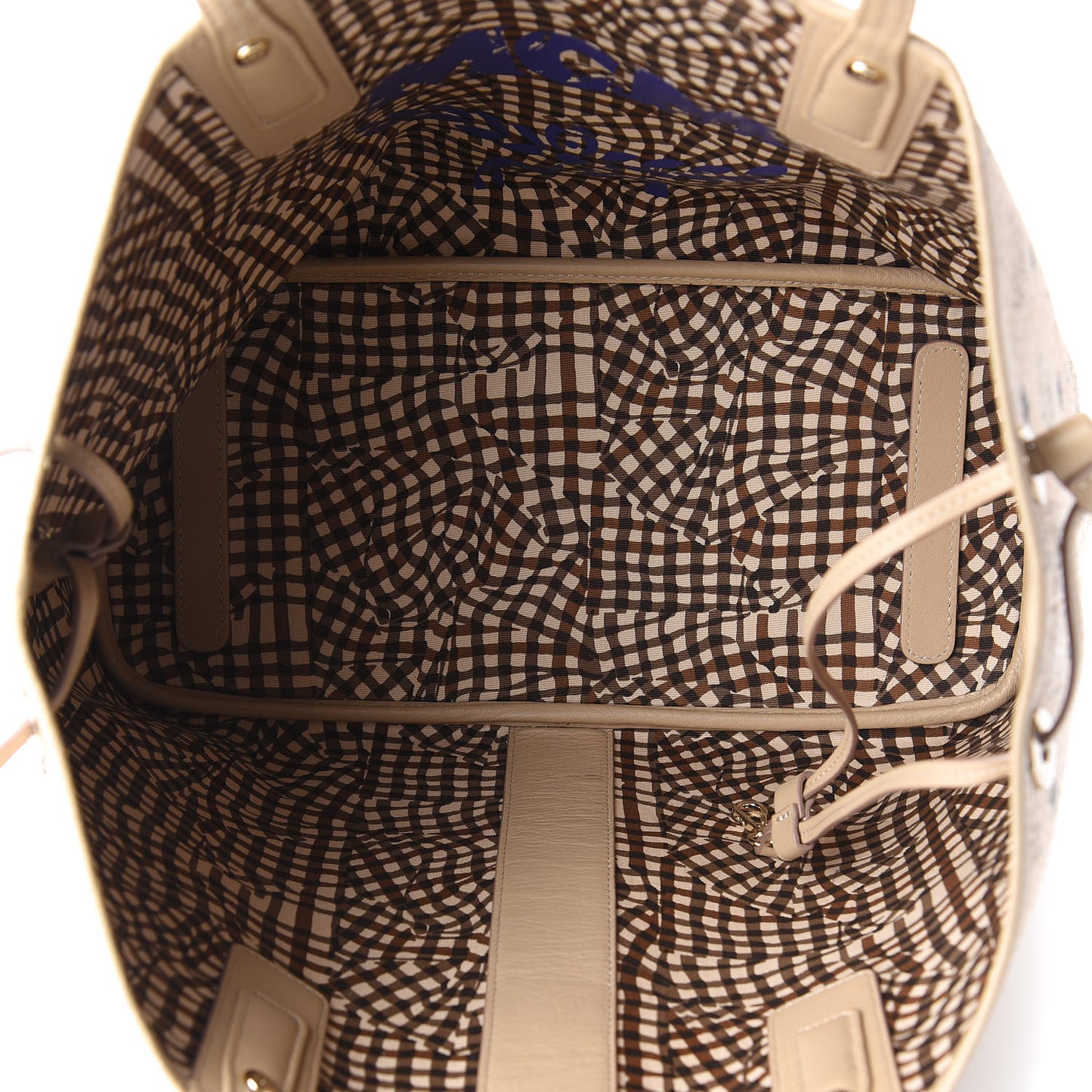 Visetos Medium Liz Reversible Shopper Tote Beige