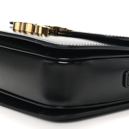 Celine Shiny Calfskin Teen Triomphe Black 9 of 10