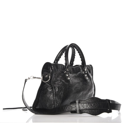 Balenciaga Agneau Classic Silver Hardware S City Black 4 of 8
