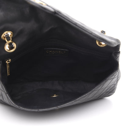 Chanel Lambskin Quilted Medium Cruise Charm Single Flap Black 5 of 16