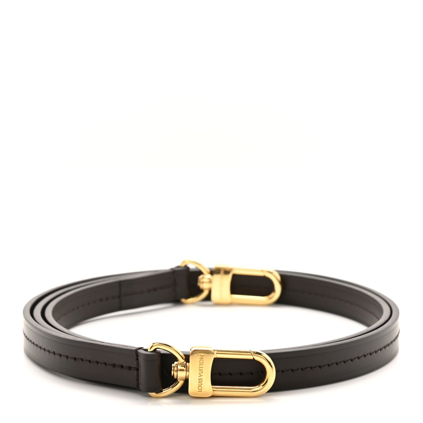 Calfskin Croisette Shoulder Strap Brown