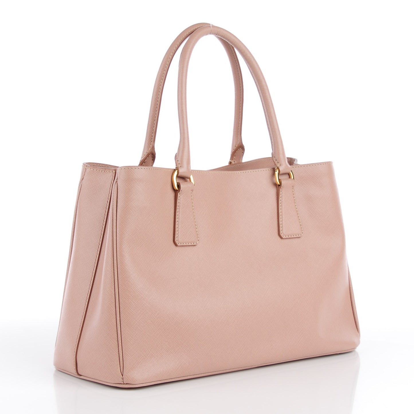 Saffiano Lux Medium Tote Cammeo