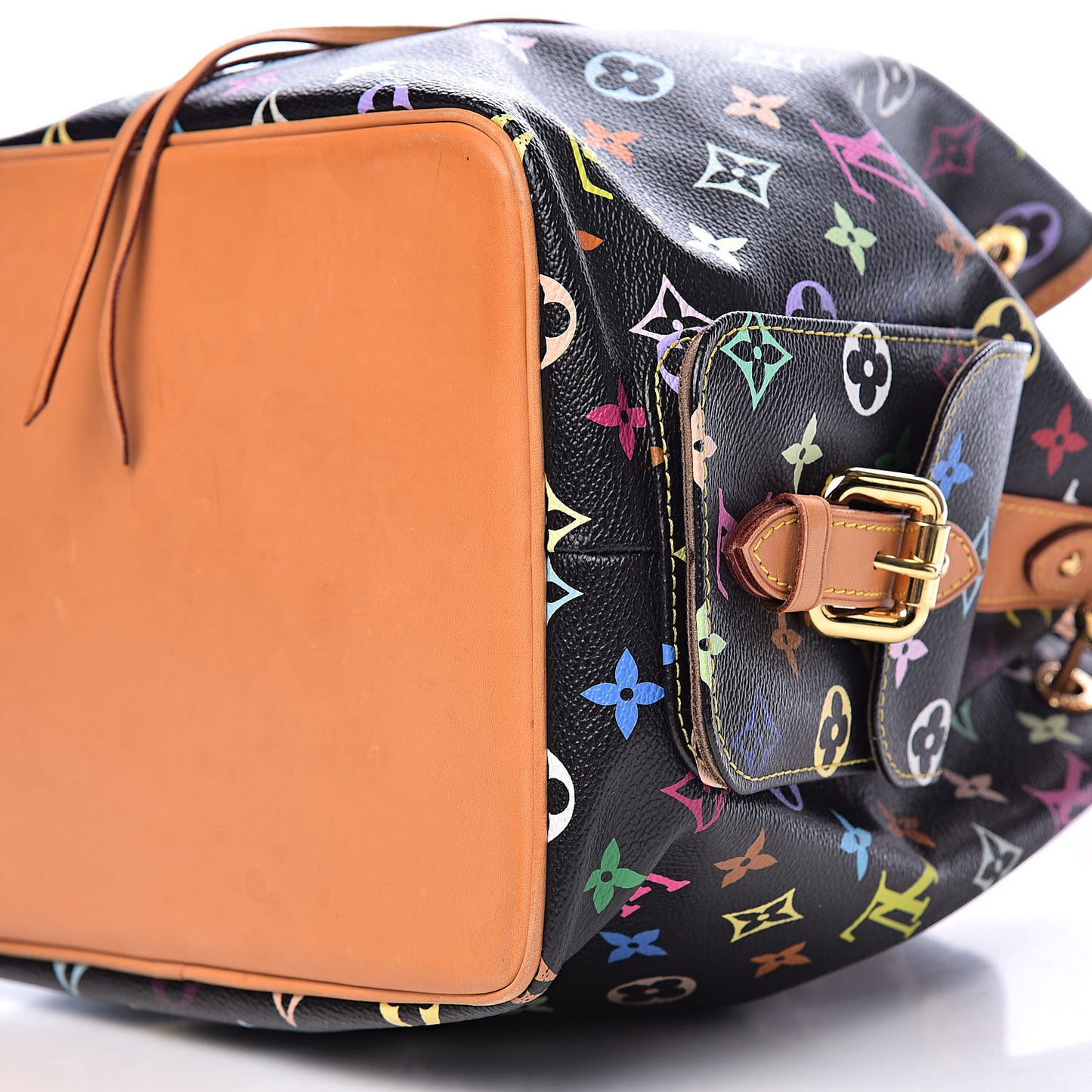 Monogram Multicolor Petit Noe Black