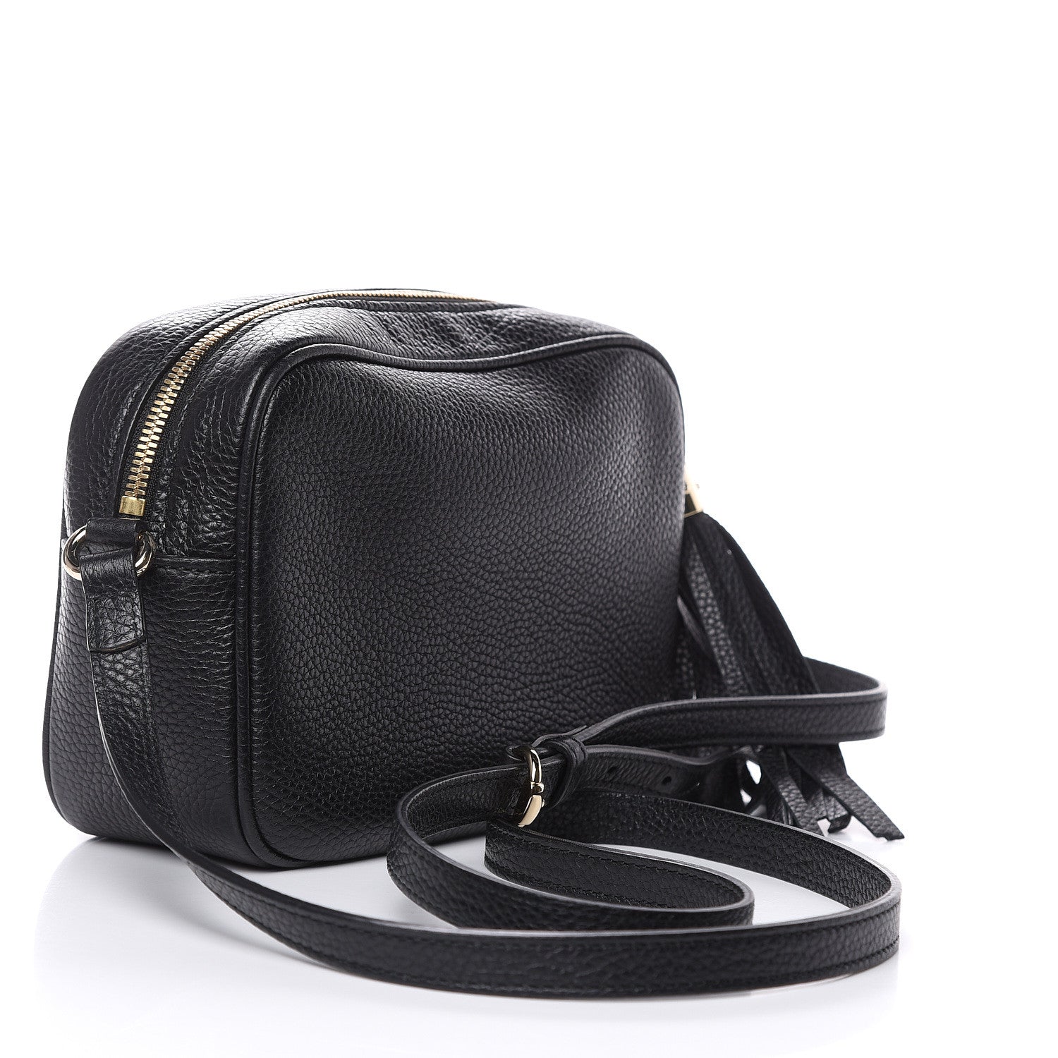 Gucci Pebbled Calfskin Small Soho Disco Bag Black 3 of 11
