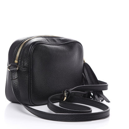 Gucci Pebbled Calfskin Small Soho Disco Bag Black 3 of 11