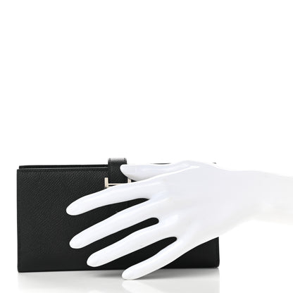 Hermes Epsom Bearn Gusset Wallet Black 2 of 8