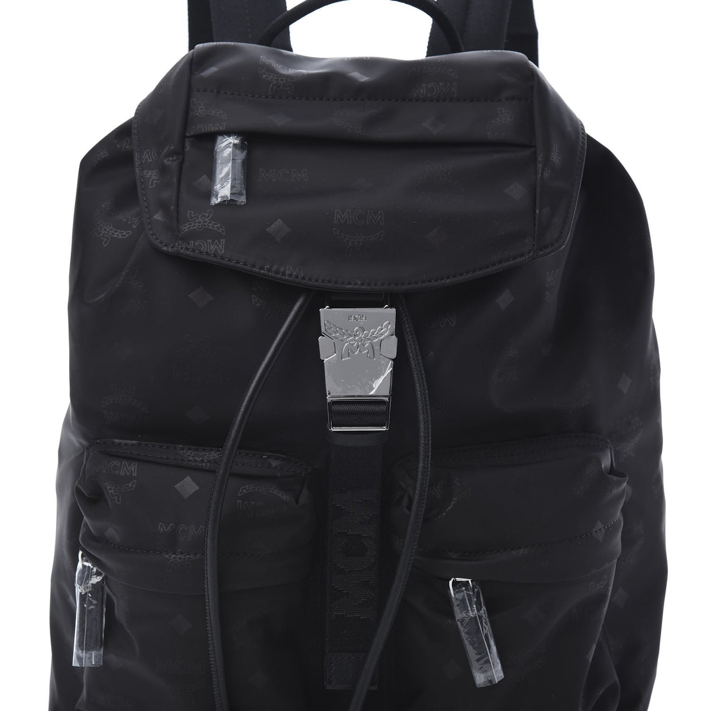 Nylon Monogram Small Tivitat Two-Pocket Backpack Black