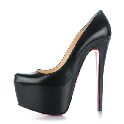 Christian Louboutin Kid Daffodile 160 Pumps 36.5 Black 1 of 7