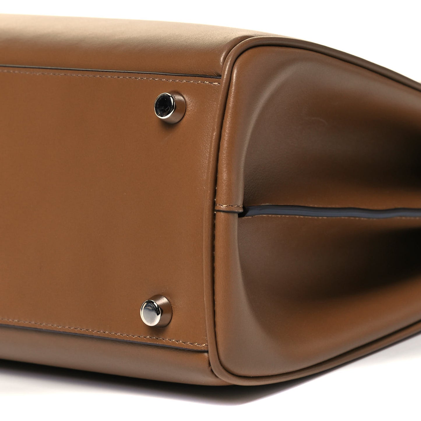 Smooth Calfskin Medium Zumi Top Handle Bag Friky Taupe
