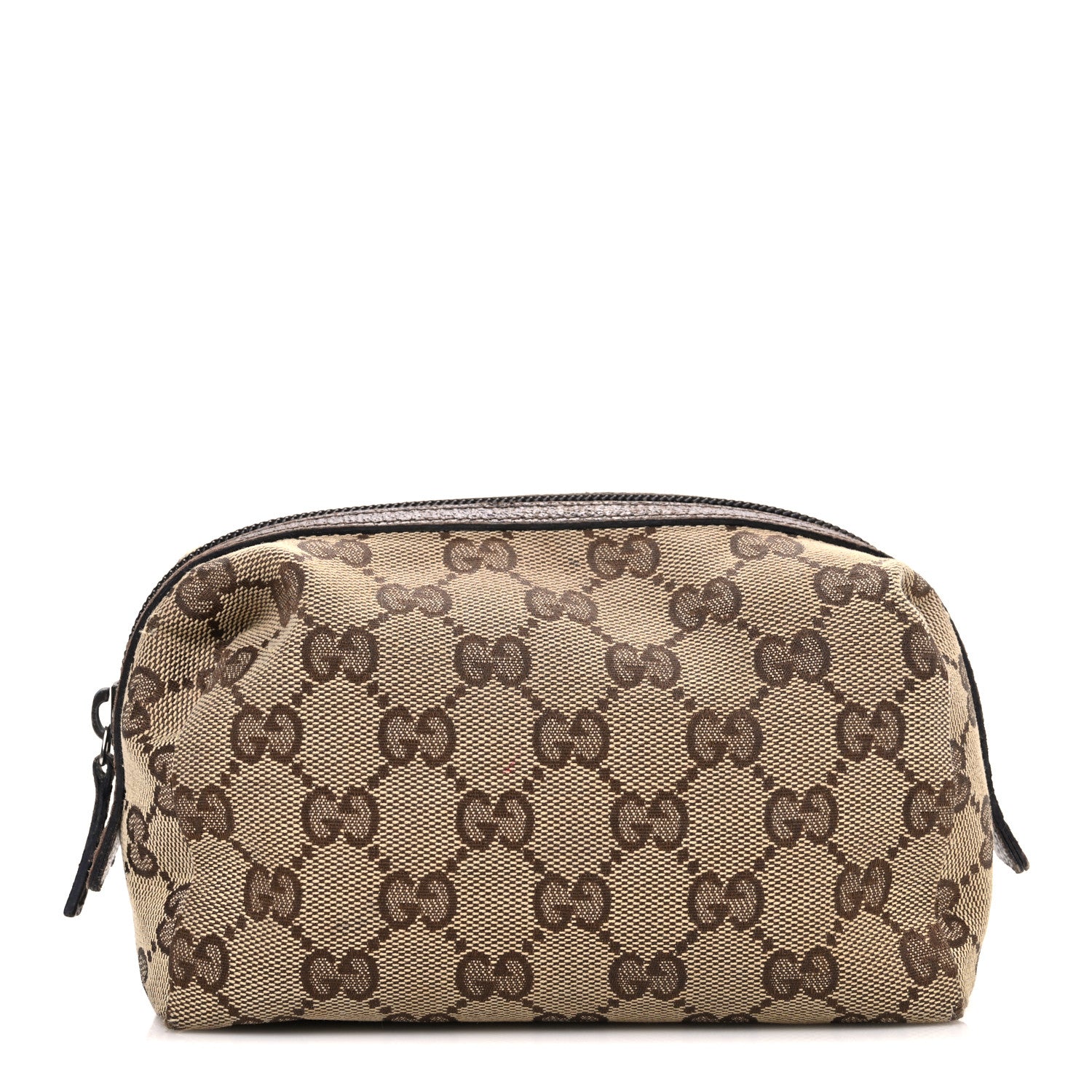 Gucci Monogram Large Cosmetic Case Brown 1 of 8