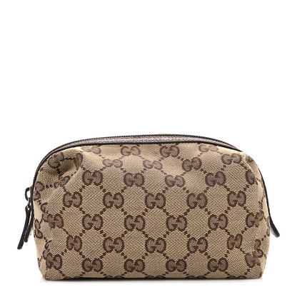 Gucci Monogram Large Cosmetic Case Brown 1 of 8