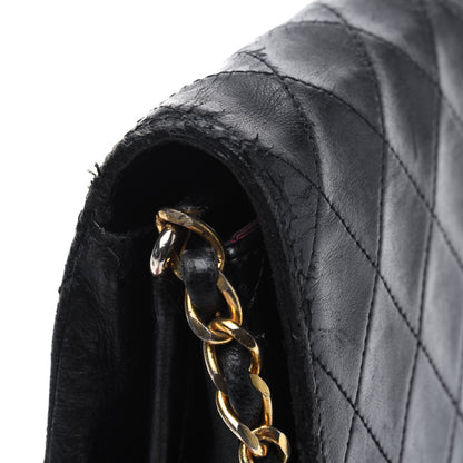 Chanel Lambskin Quilted Medium Single Flap Black 19 of 22