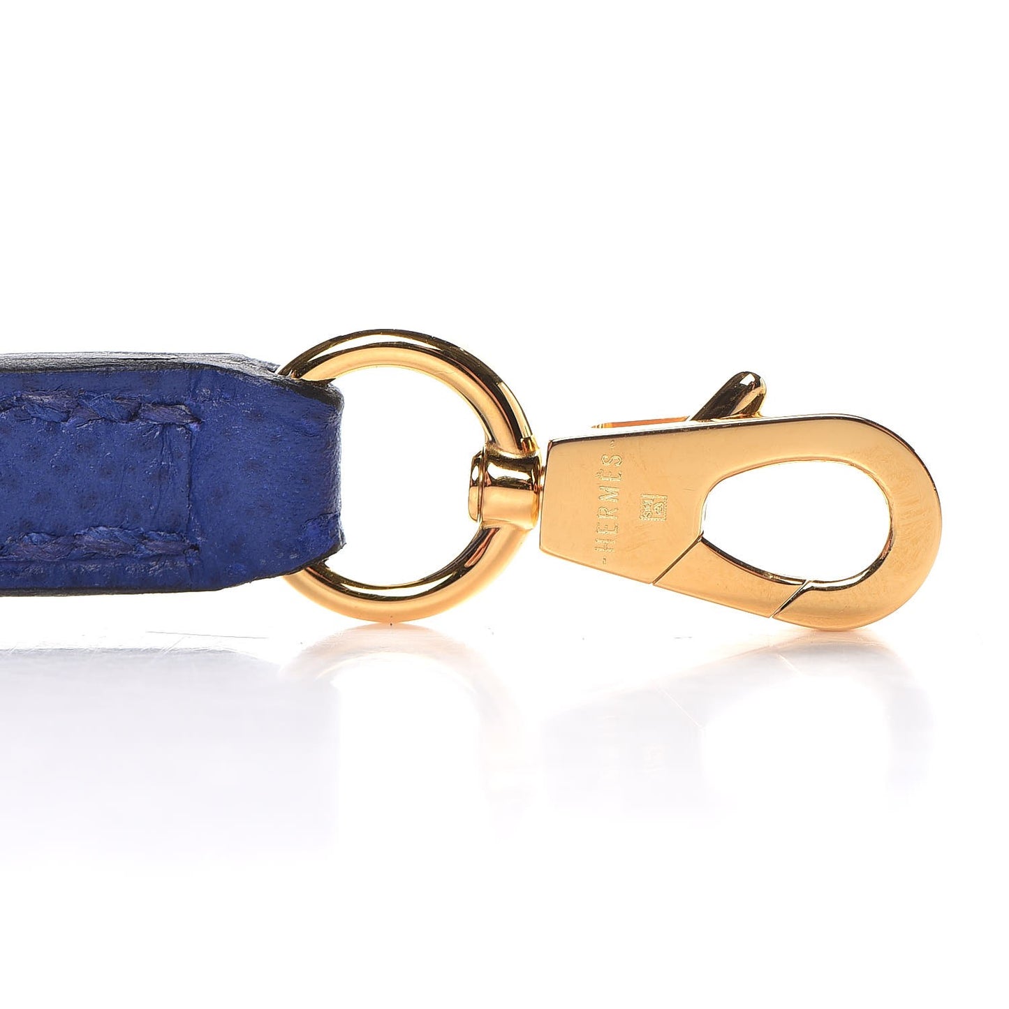 Epsom Mini Kelly Sellier 20 Bleu Electrique