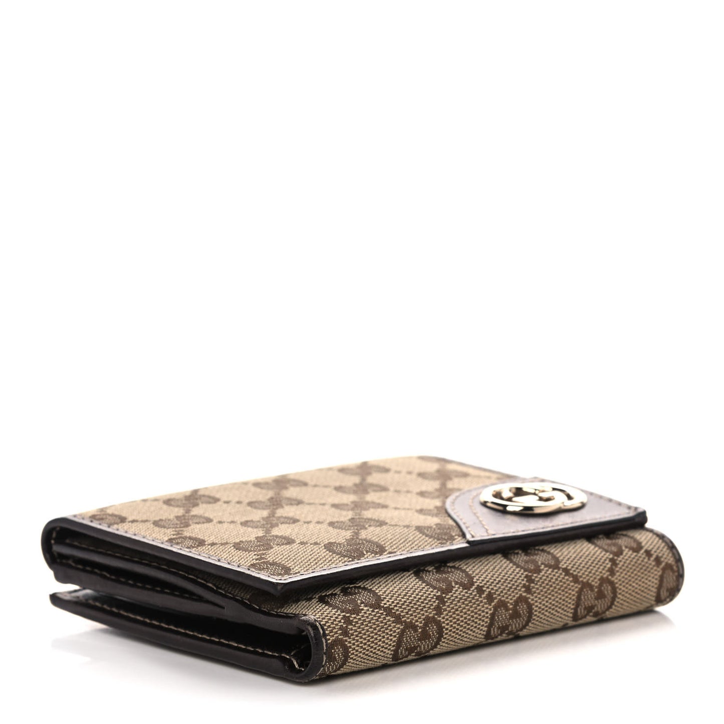 Monogram New Britt French Wallet Dark Brown