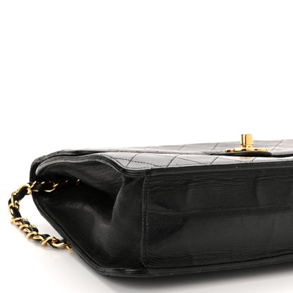 Chanel Lambskin Quilted Medium Single Flap Black 10 of 13