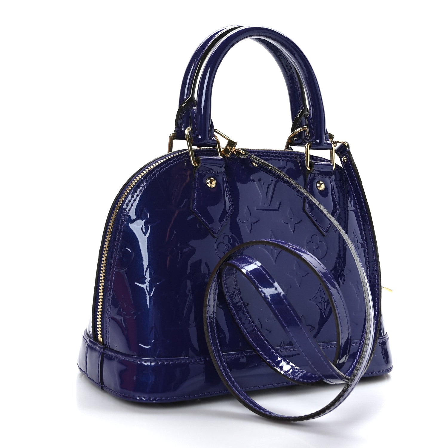 Louis Vuitton Vernis Alma BB Blueberry 3 of 9