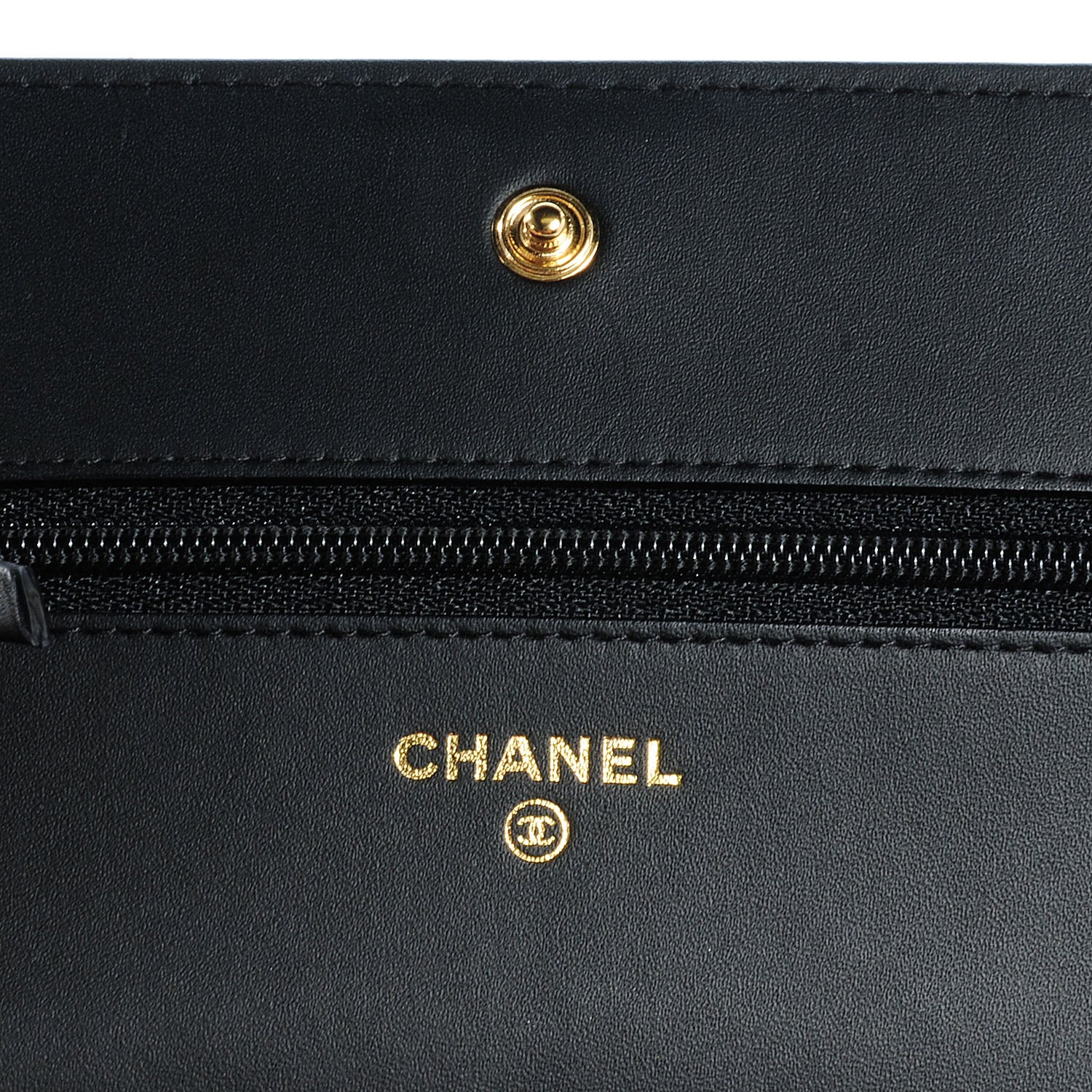 Chanel Caviar Quilted Boy Wallet On Chain WOC Black 6 of 8