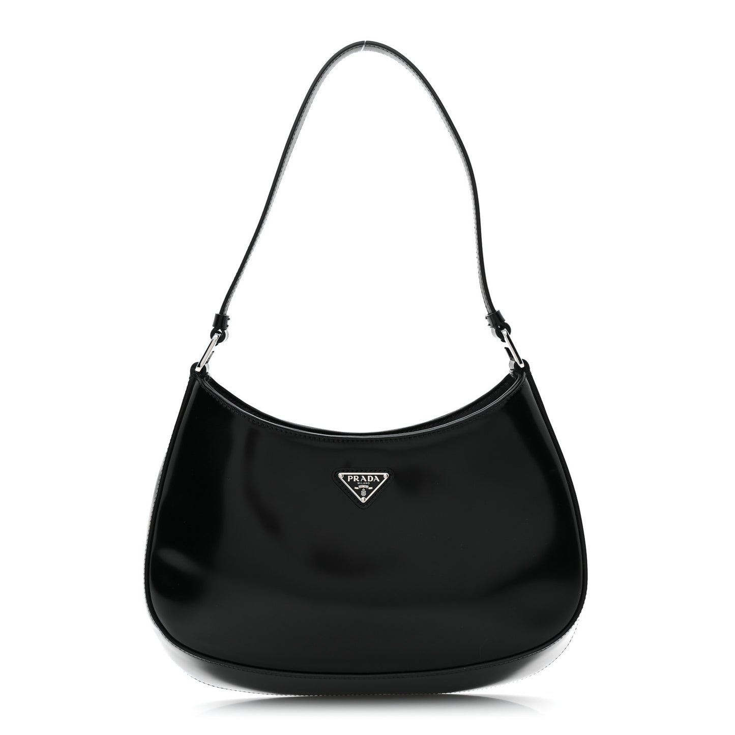 Spazzolato Cleo Shoulder Bag Black