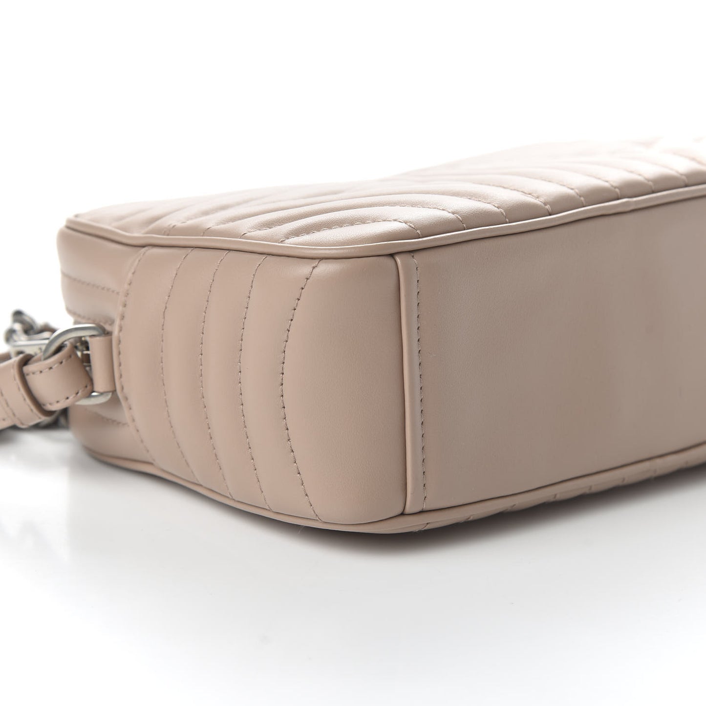 Soft Calfskin Diagramme Crossbody Bag Cipria