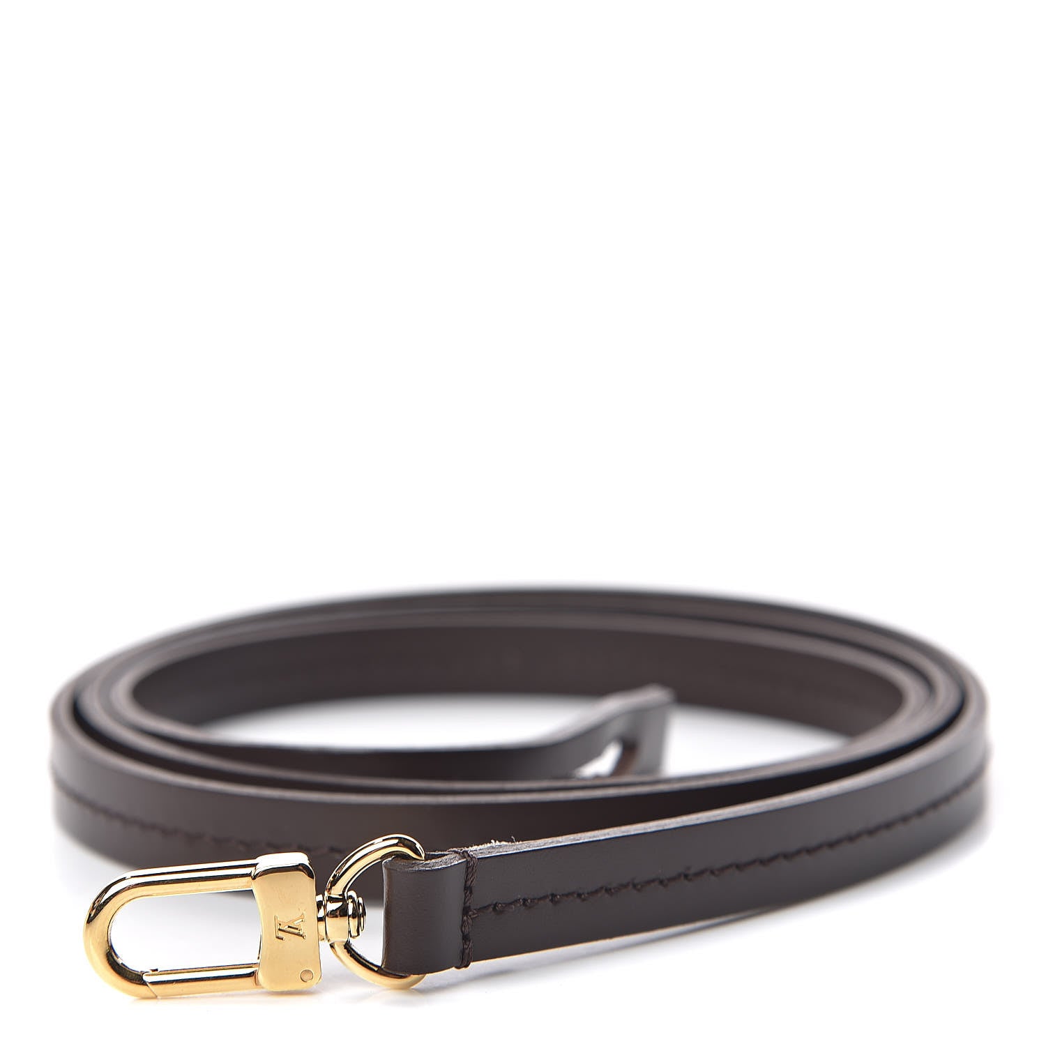 Louis Vuitton Calfskin 12mm Favorite Long Strap Brown 1 of 3