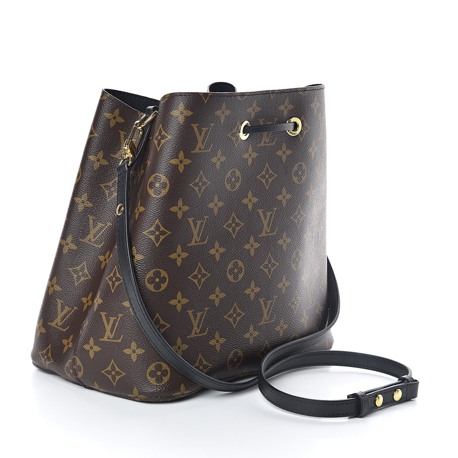 Louis Vuitton Monogram Neonoe MM Black 3 of 8