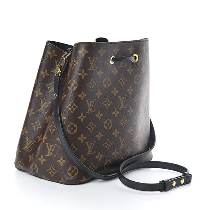 Louis Vuitton Monogram Neonoe MM Black 3 of 8