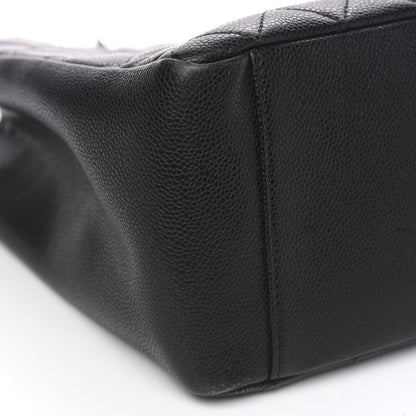 Chanel Caviar Quilted Grand Shopping Tote GST Black 8 of 12