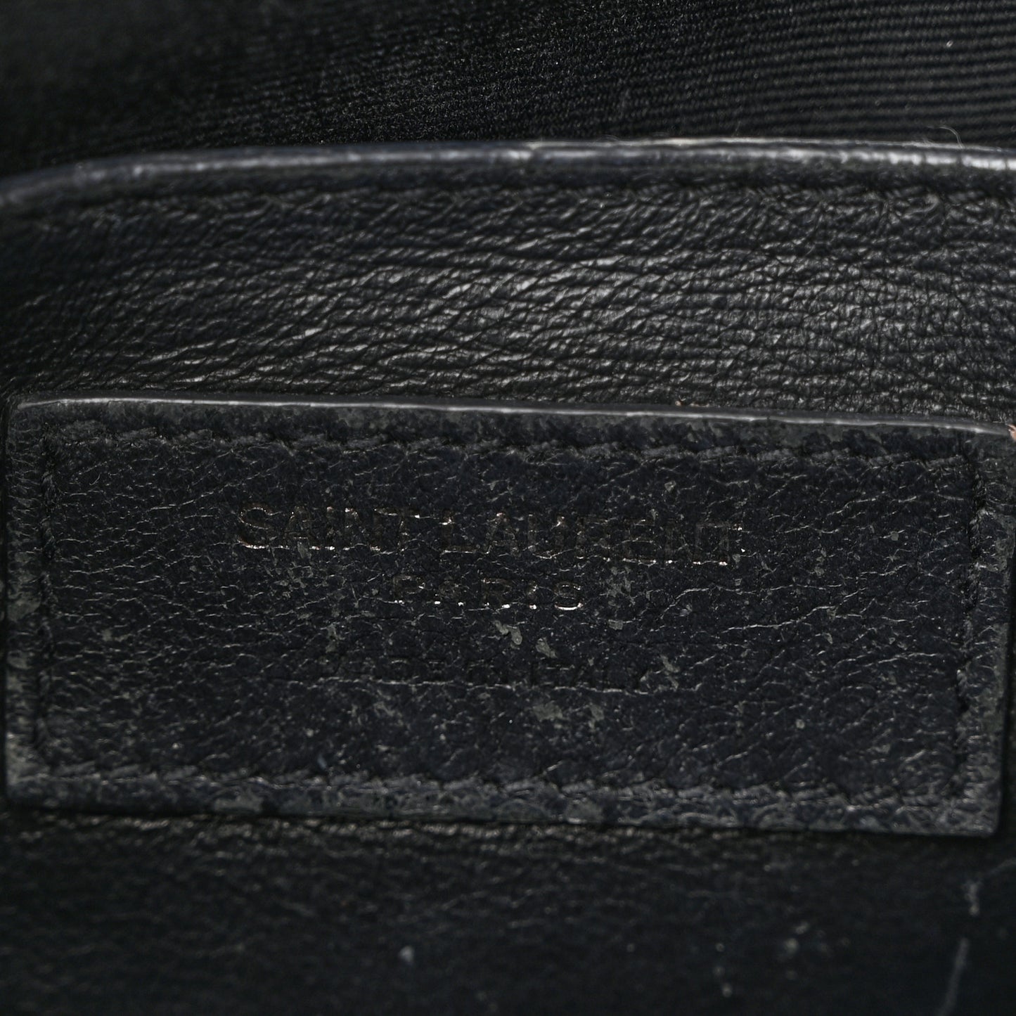 Crinkled Calfskin Matelasse Monogram Baby Niki Chain Satchel Black