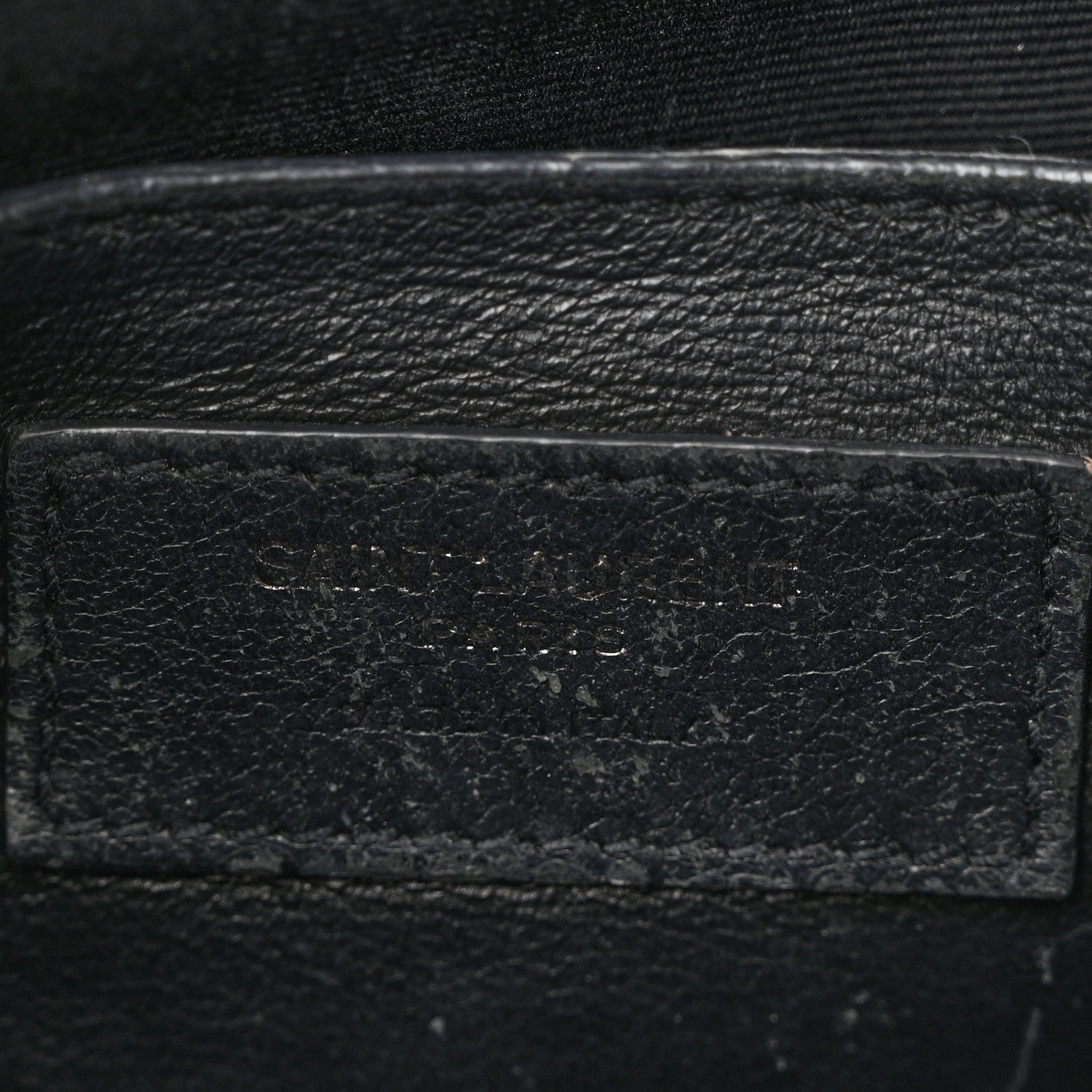 Saint Laurent Crinkled Calfskin Matelasse Monogram Baby Niki Chain Satchel Black 6 of 11