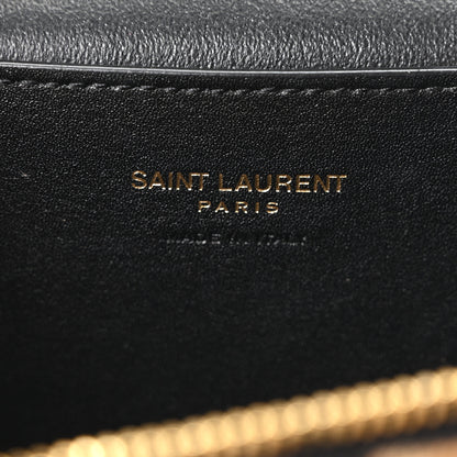 Saint Laurent Pony Hair Leopard Print Mini Gaby Vanity Case Brown Black 5 of 9