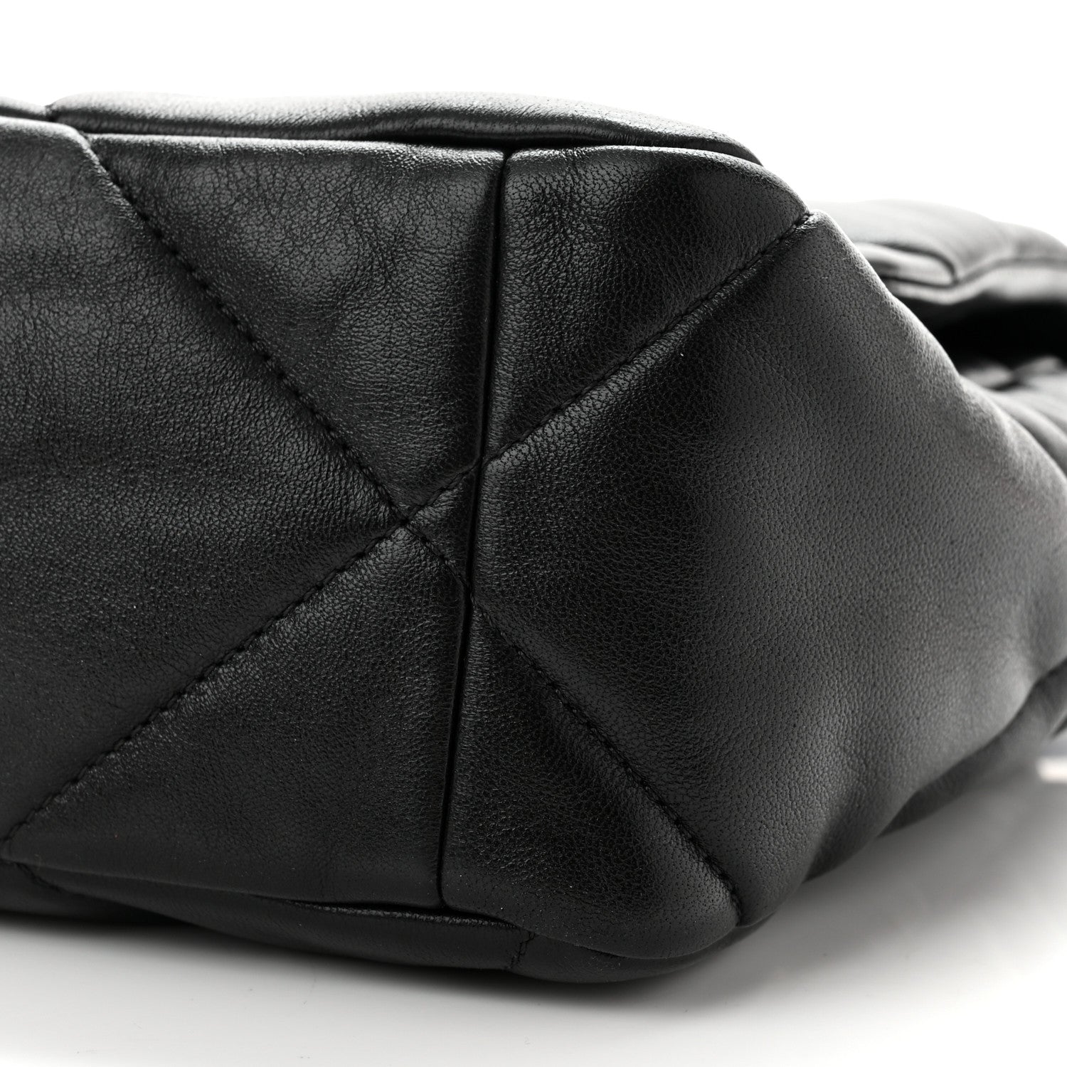 Chanel Lambskin Quilted Large Chanel 19 Flap Black 10 of 10