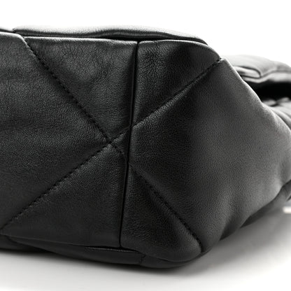 Chanel Lambskin Quilted Large Chanel 19 Flap Black 10 of 10