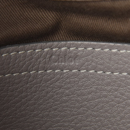 Chloe Calfskin Medium Marcie Round Crossbody Bag Cashmere Grey 6 of 11