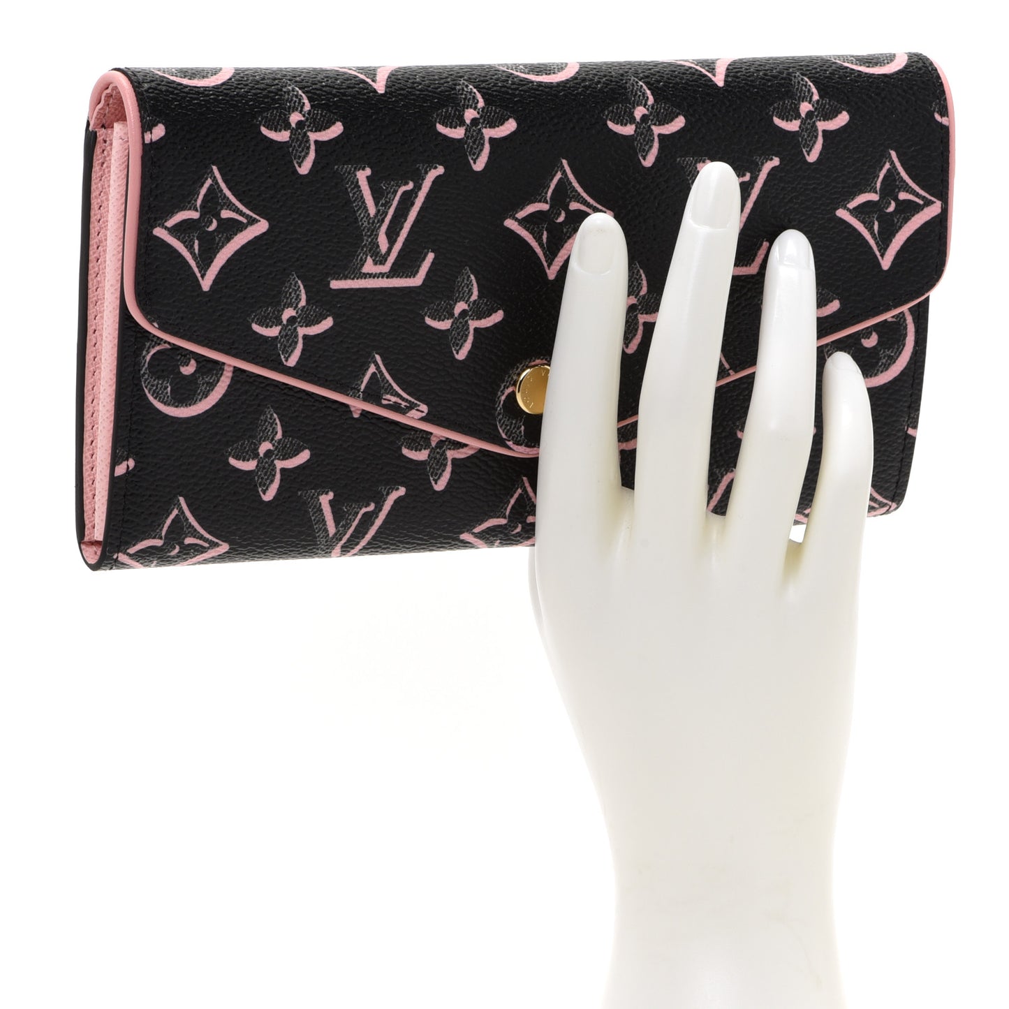 Monogram Fall For You Sarah Wallet Black