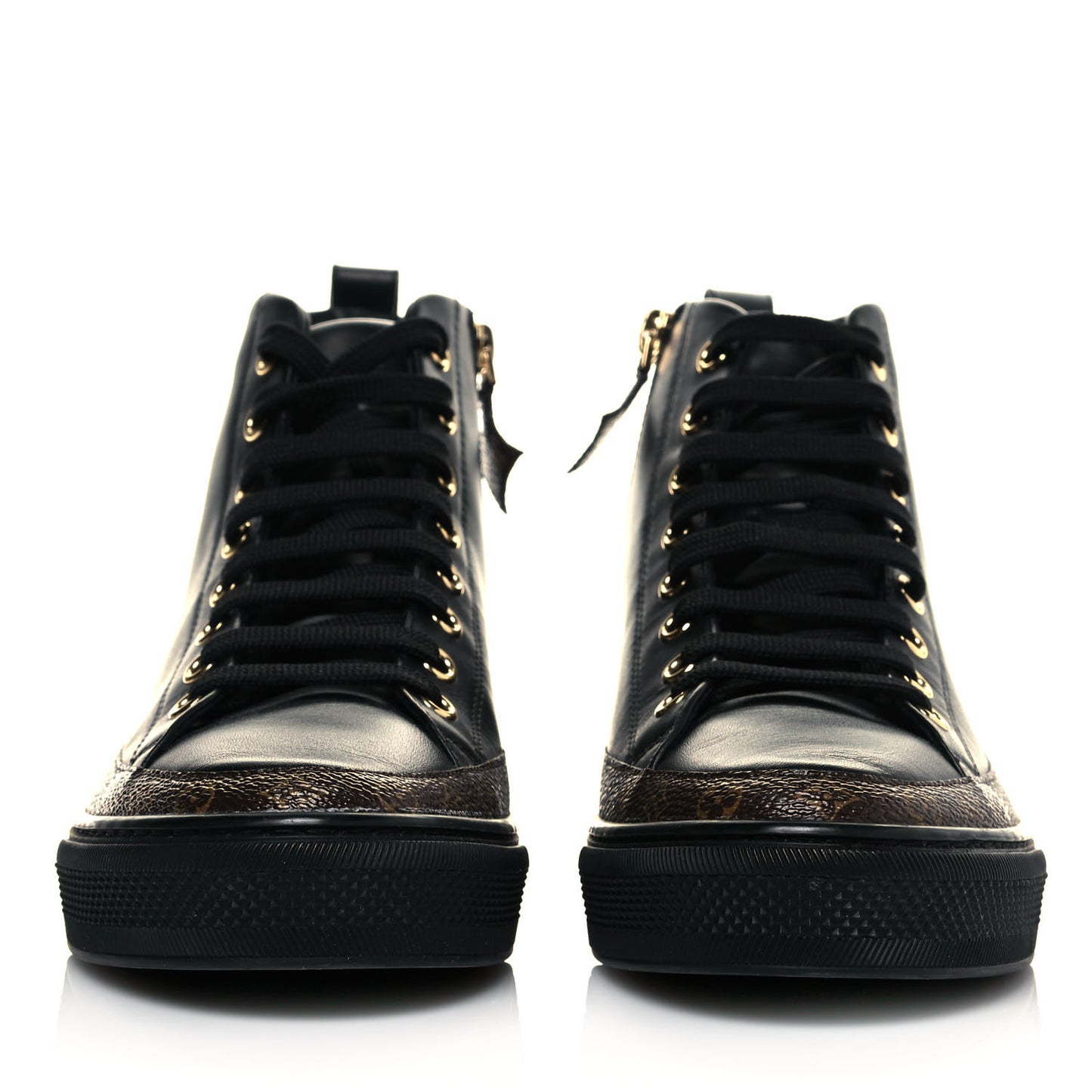 Monogram Stellar Sneaker Boots 35 Black
