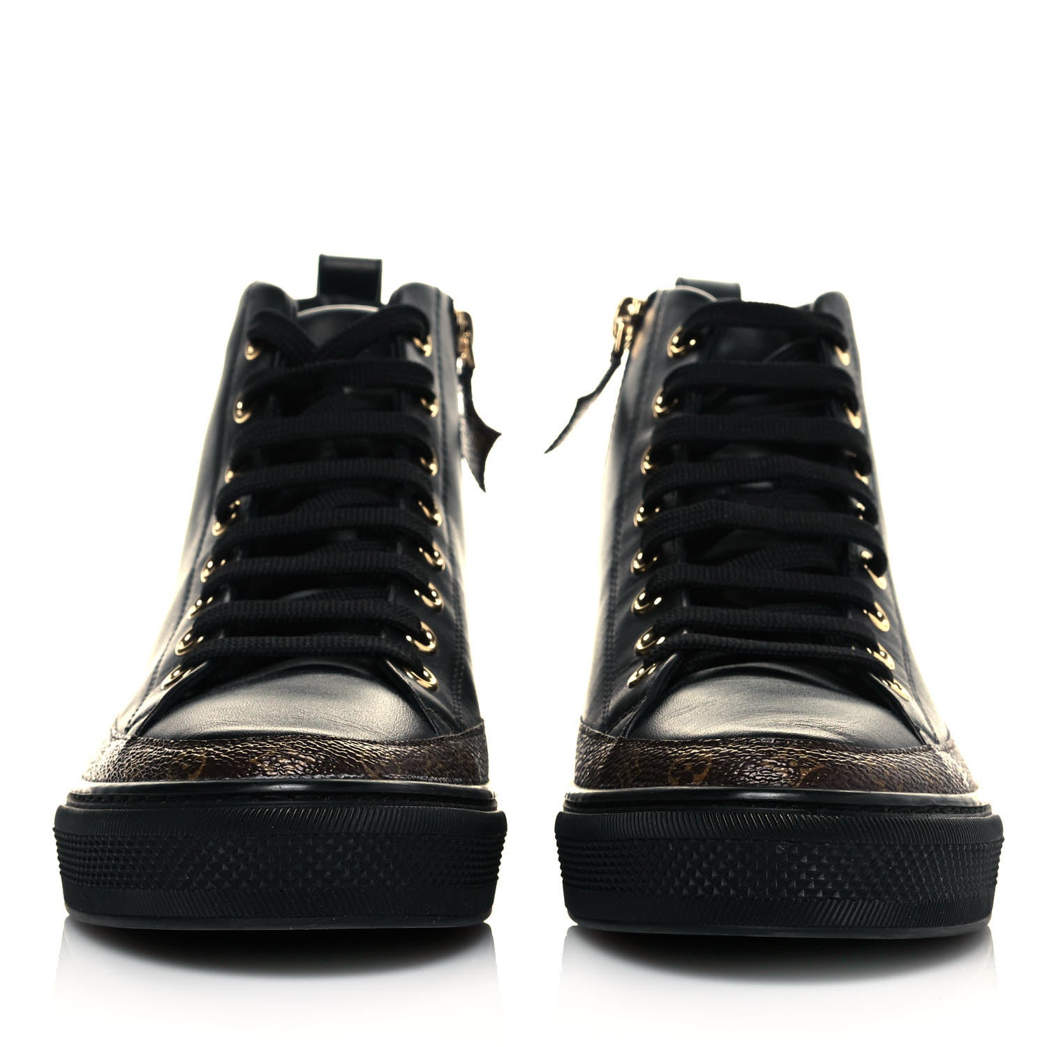 Louis Vuitton Monogram Stellar Sneaker Boots 35 Black 2 of 6