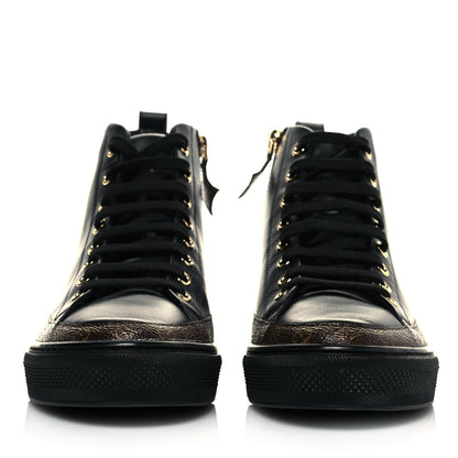 Louis Vuitton Monogram Stellar Sneaker Boots 35 Black 2 of 6
