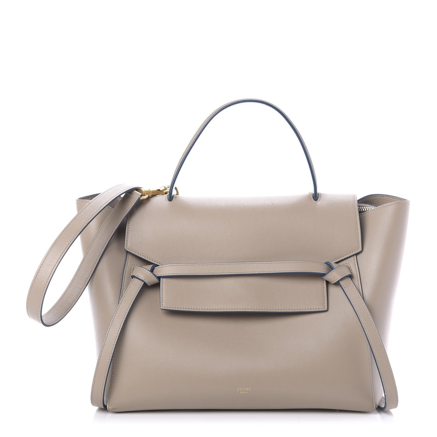 Smooth Calfskin Mini Belt Bag Light Taupe