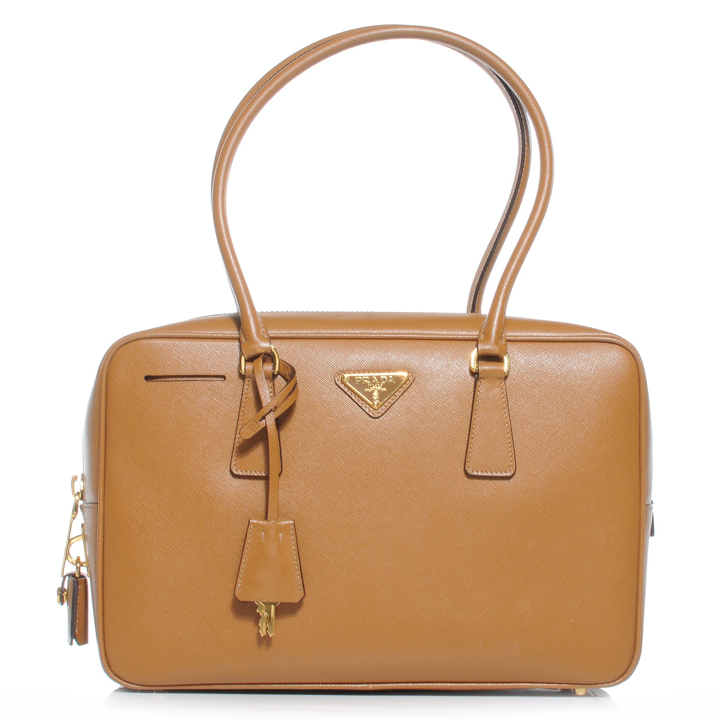 Saffiano Lux Boston Caramel