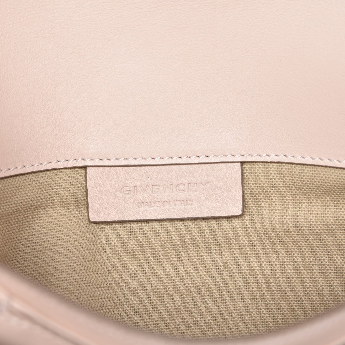 Smooth Calfskin Medium Antigona Studded Envelope Clutch Nude Pink
