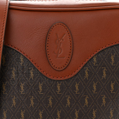 Saint Laurent Canvas Smooth Calfskin Le Monogramme Coeur Crossbody Chestnut 8 of 10