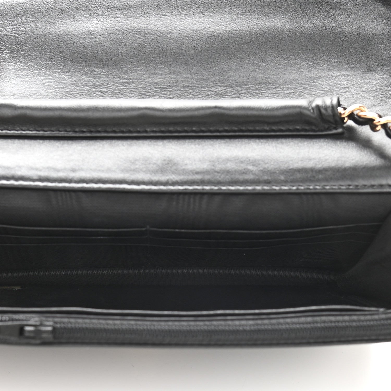 Chanel Caviar Timeless CC Wallet On Chain WOC Black 7 of 12