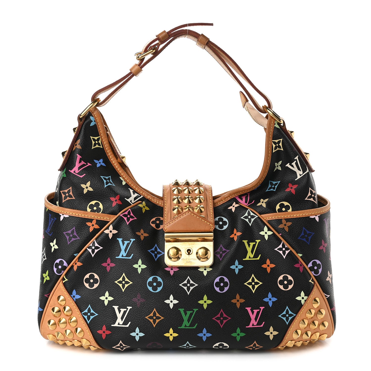 Louis Vuitton Monogram Multicolor Chrissie Black 1 of 11