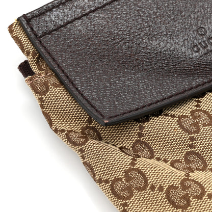 Gucci GG Monogram Double Pocket Belt Bag Dark Brown 11 of 12