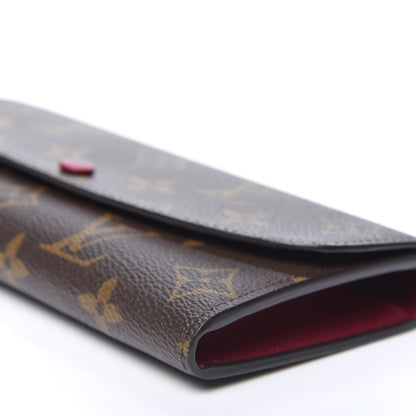 Louis Vuitton Monogram Emilie Wallet Fuchsia 8 of 10
