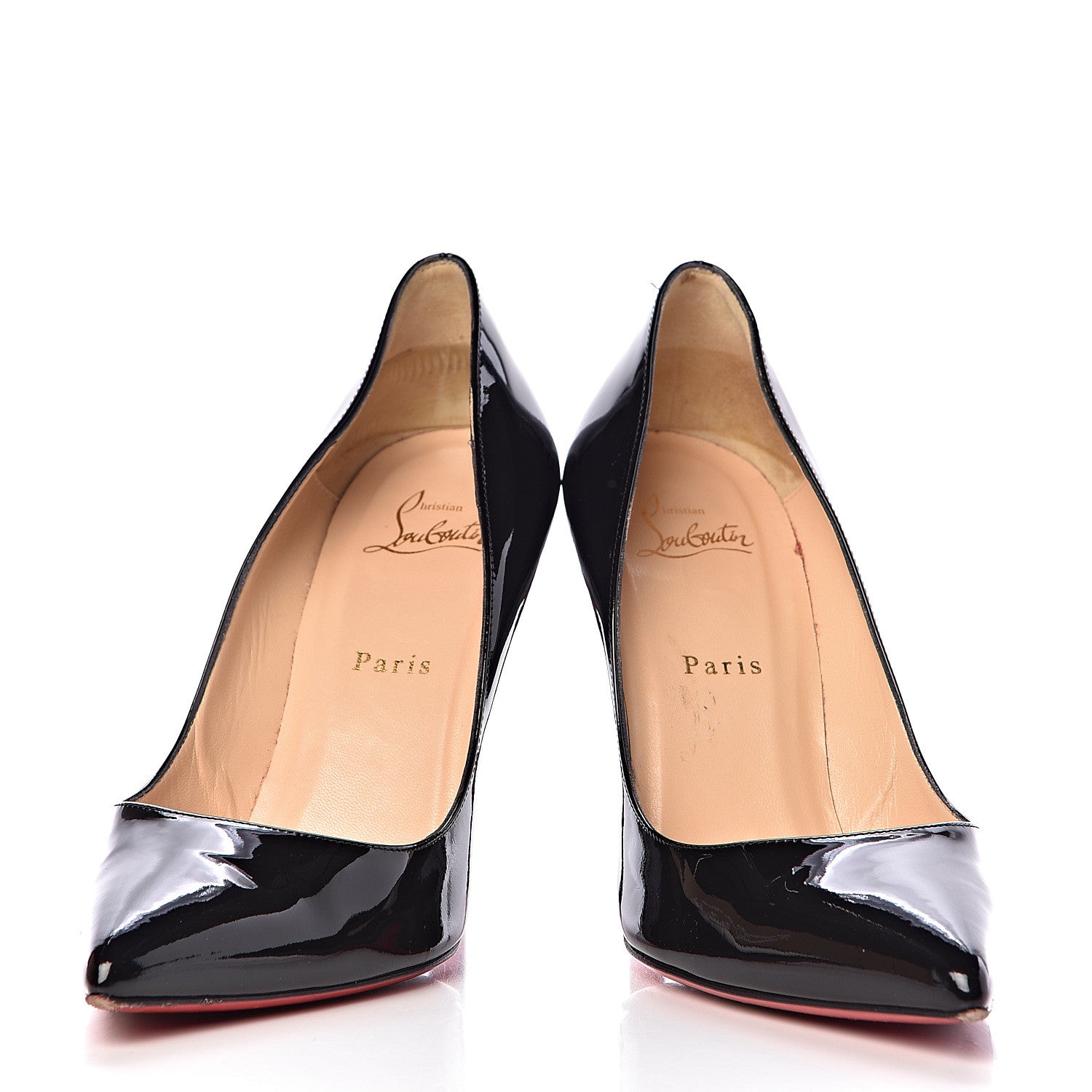 Christian Louboutin Patent Pigalle 100 Pumps 40 Black 6 of 17